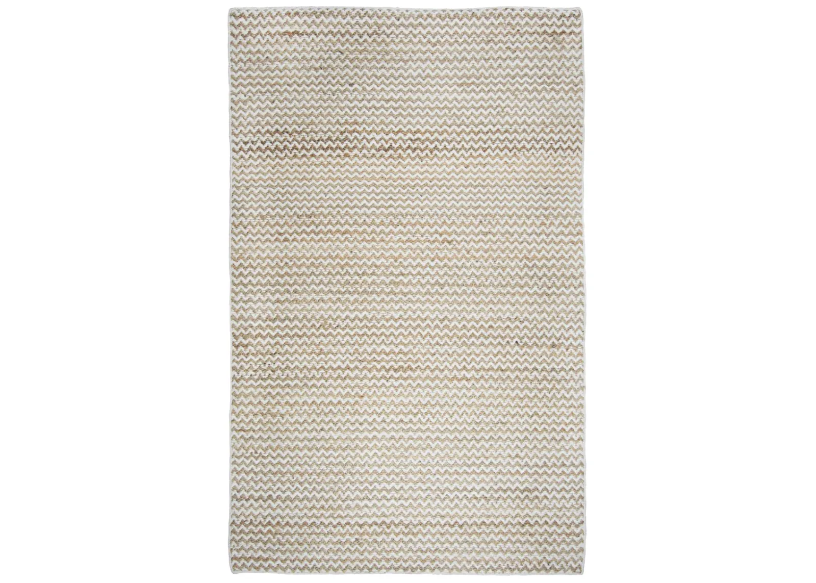 Ellington Natural  chevron  Jute / Wool  8' x 10' Rectangle Rug