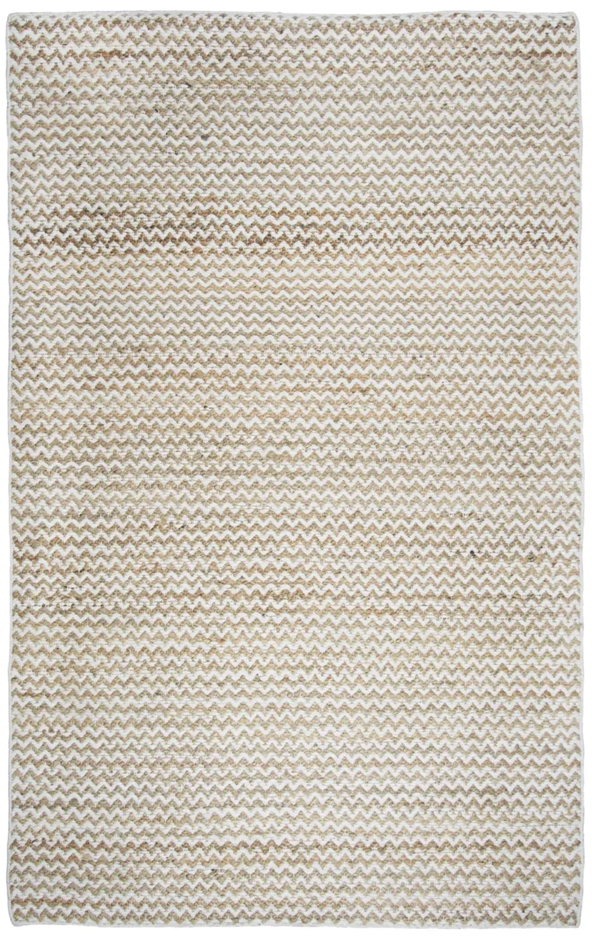 Ellington Natural  chevron  Jute / Wool  8' x 10' Rectangle Rug