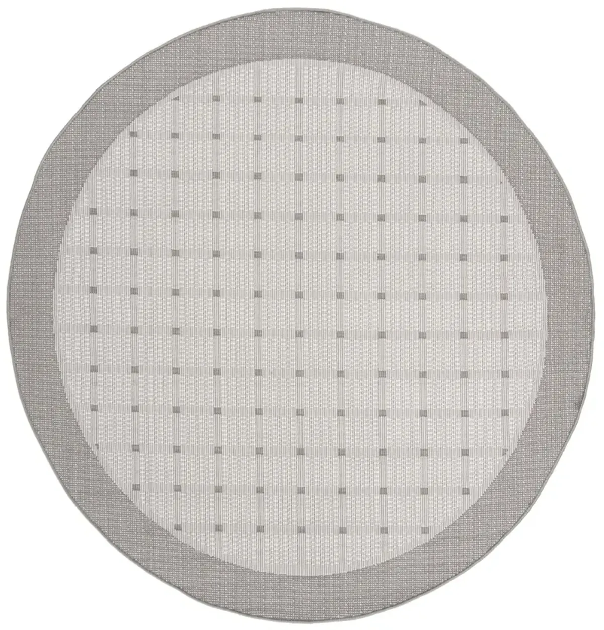 BERMUDA 801 Grey 8' X 8' Round Round Rug