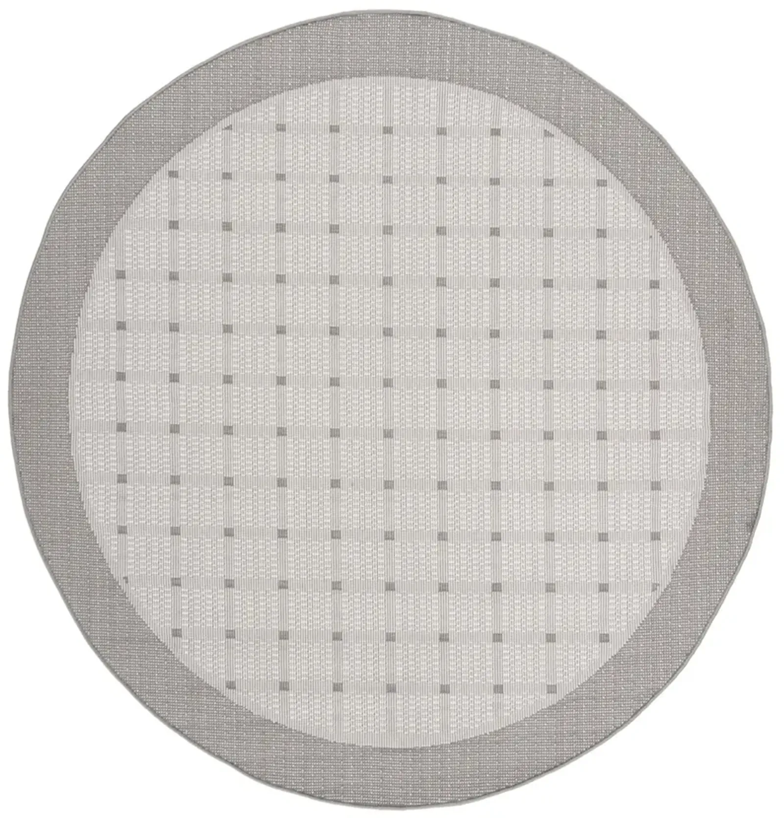 BERMUDA 801 Grey 8' X 8' Round Round Rug