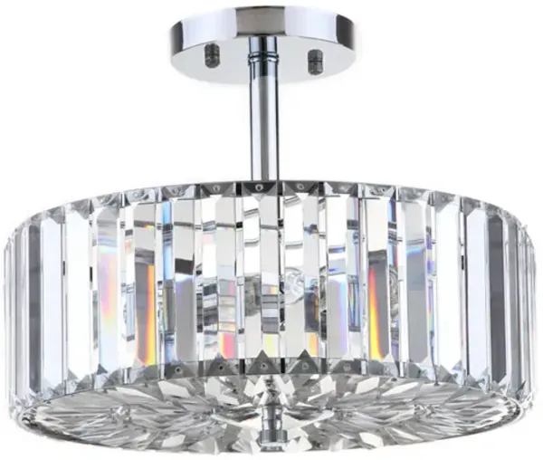 Ariel 3-Light Chrome Ceiling Light