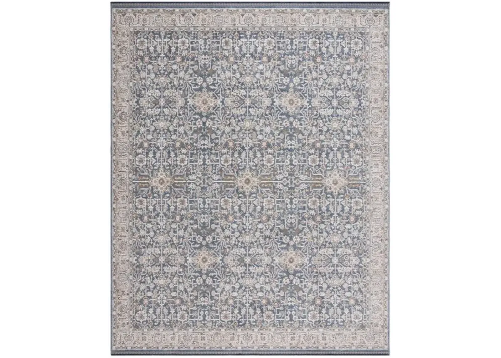 VIVALDI 546 Blue  8' X 10' Large Rectangle Rug