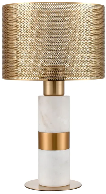 Sureshot 15" High 1-Light Table Lamp - Aged Brass