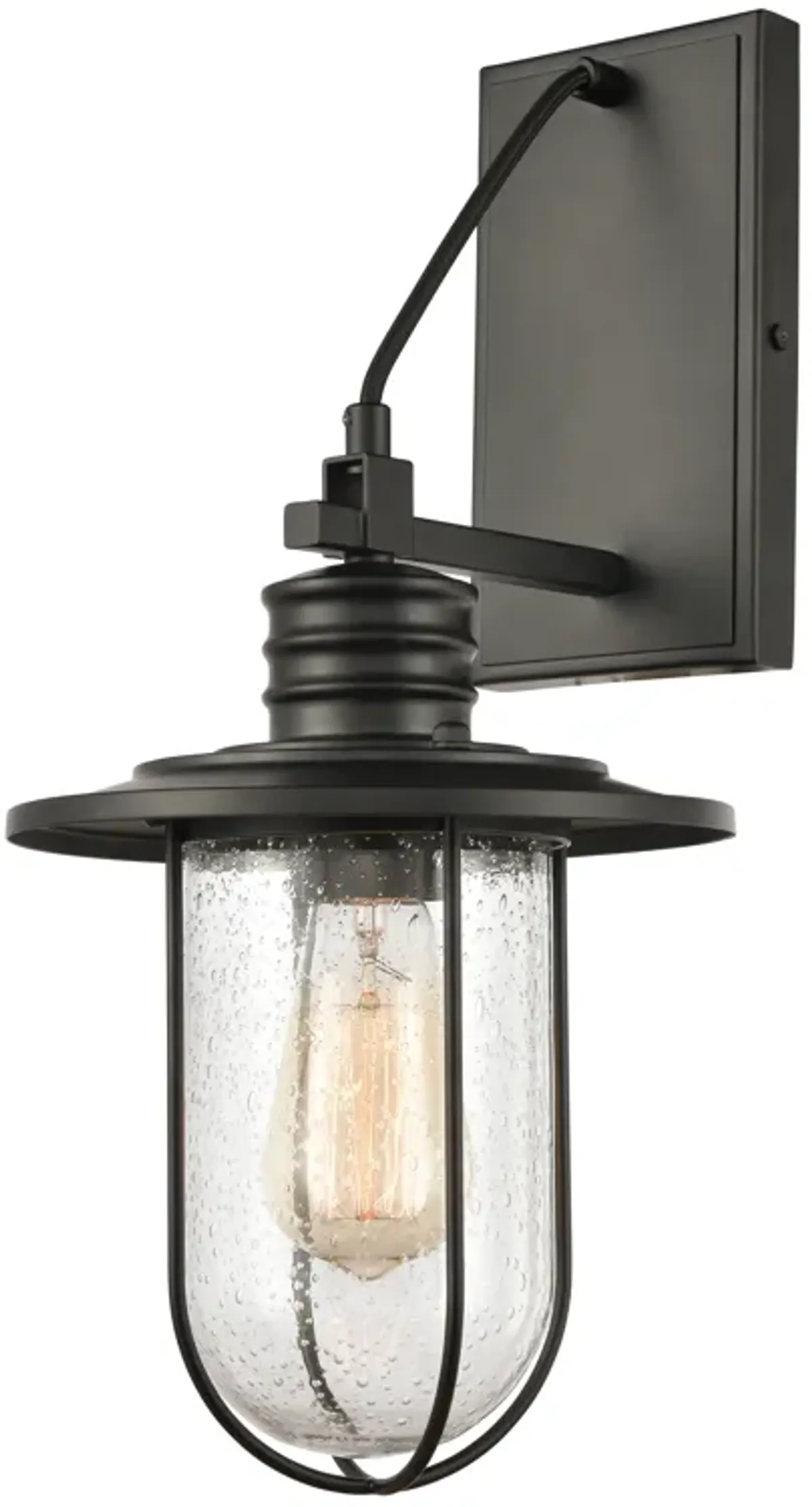 Lakeshore Drive 18" High 1-Light Sconce - Matte Black