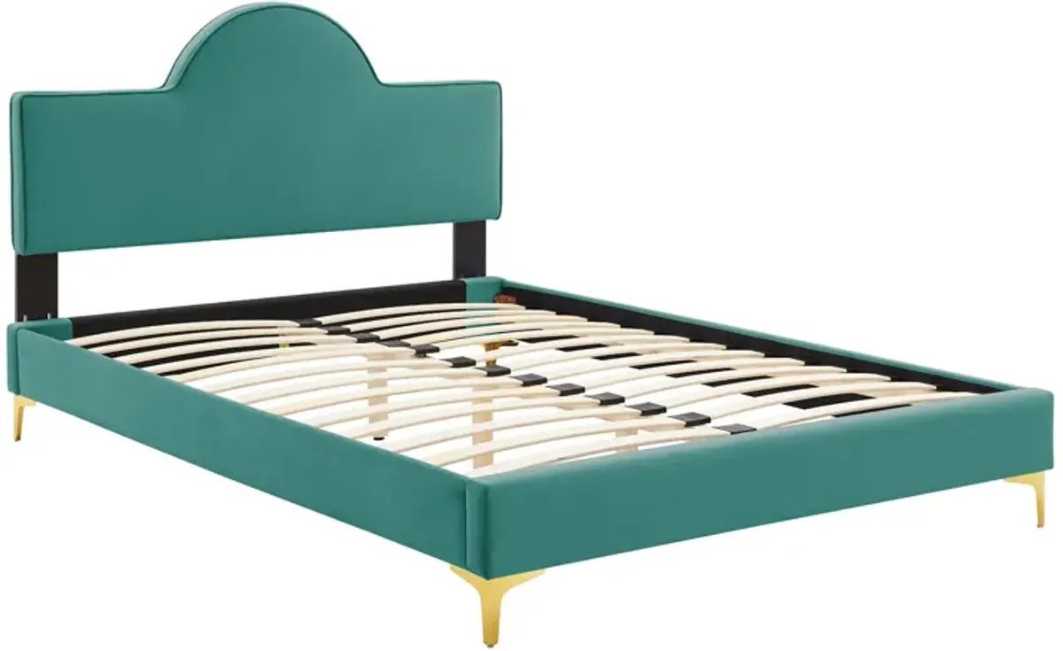 Sunny Performance Velvet King Bed