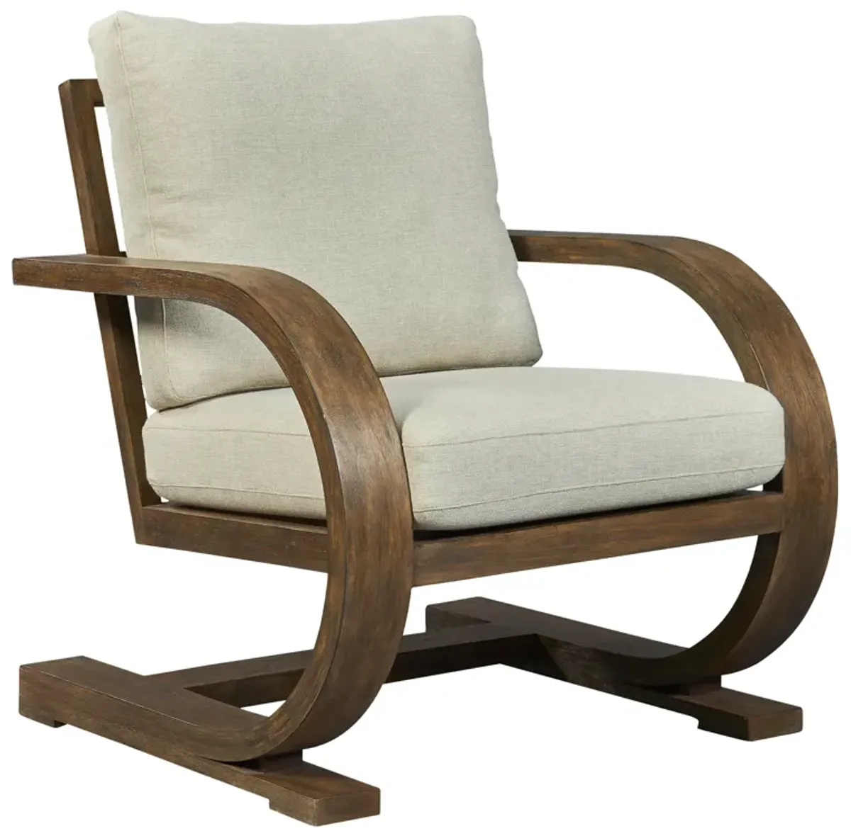 Bedrich Wooden Accent Chair