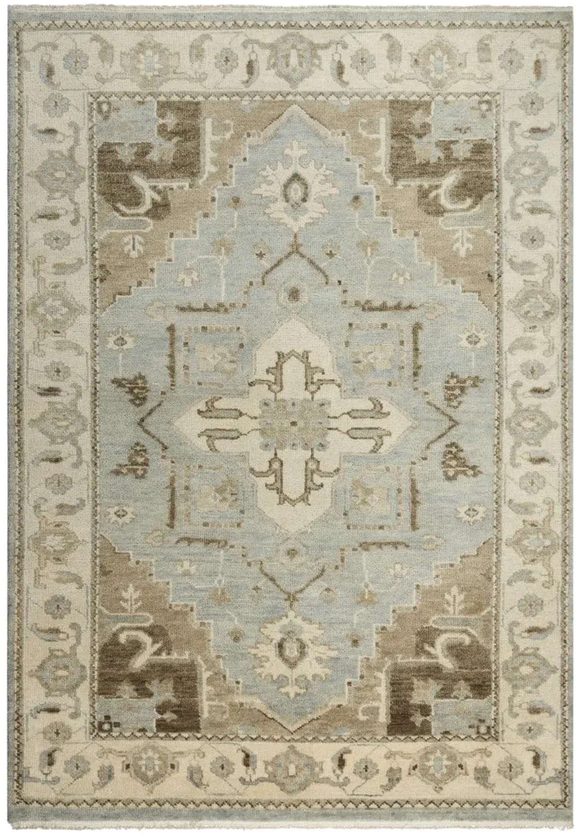 Belmont Gray  Hand Spun Wool 9'x12' Rectangle Rug