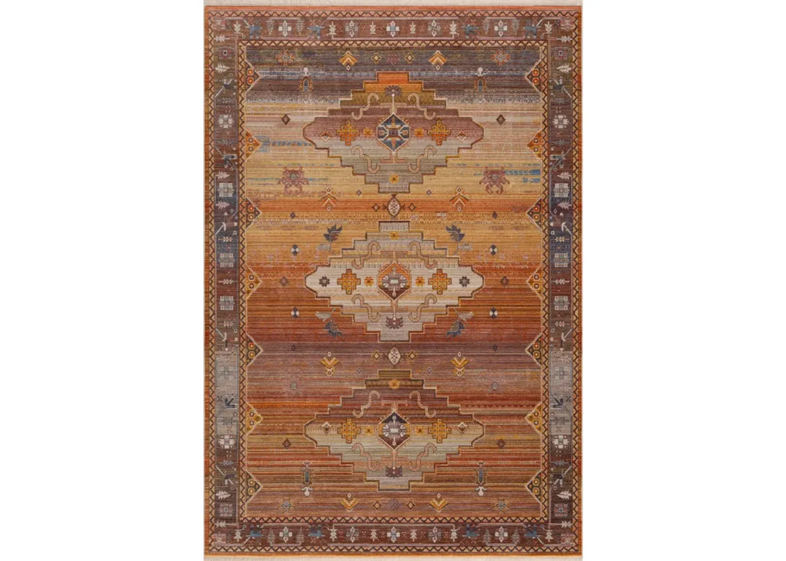 Hana Vintage Bohemian Southwestern Sierra Area Rug 4' x 6'