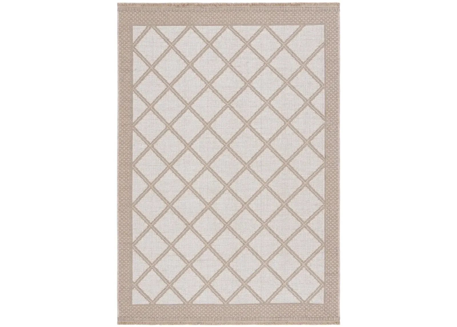 ASPECT 454 Beige 5'-3' X 7'-6' Medium Rectangle Rug