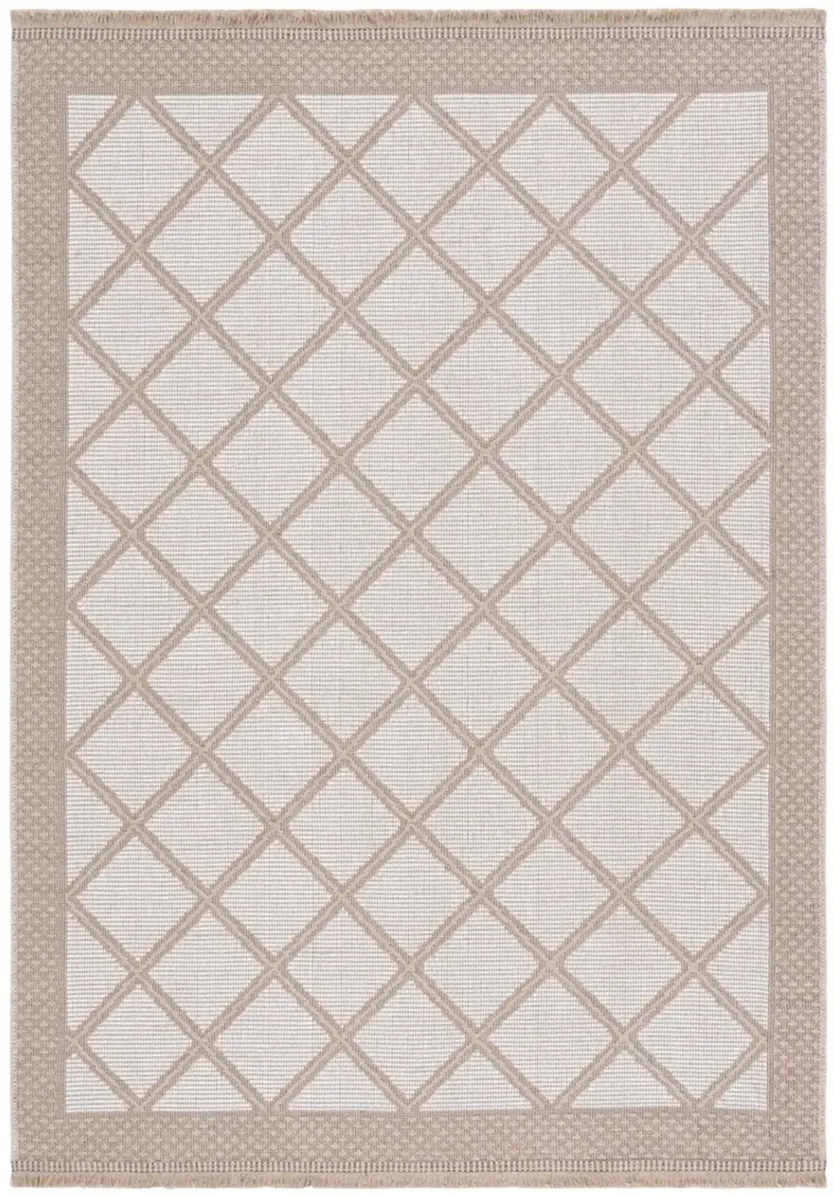 ASPECT 454 Beige 5'-3' X 7'-6' Medium Rectangle Rug