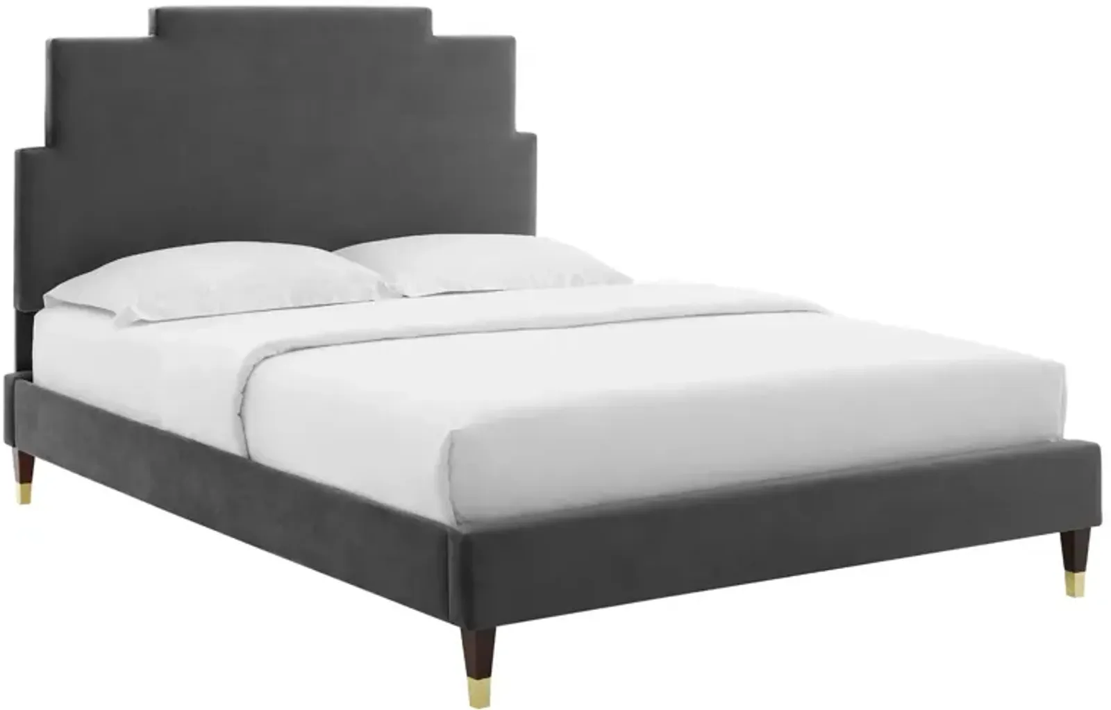 Lindsey Performance Velvet King Platform Bed