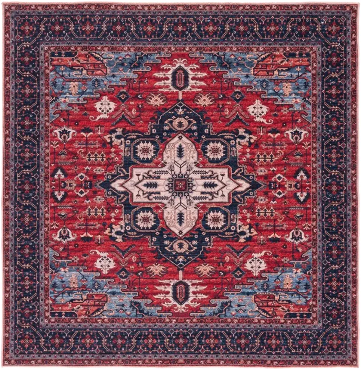 SERAPI 560 RED  8' x 8' Square Square Rug