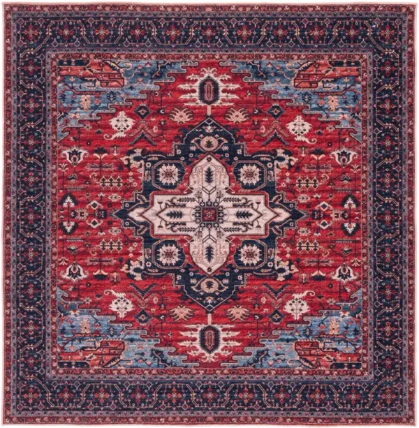 SERAPI 560 RED  8' x 8' Square Square Rug