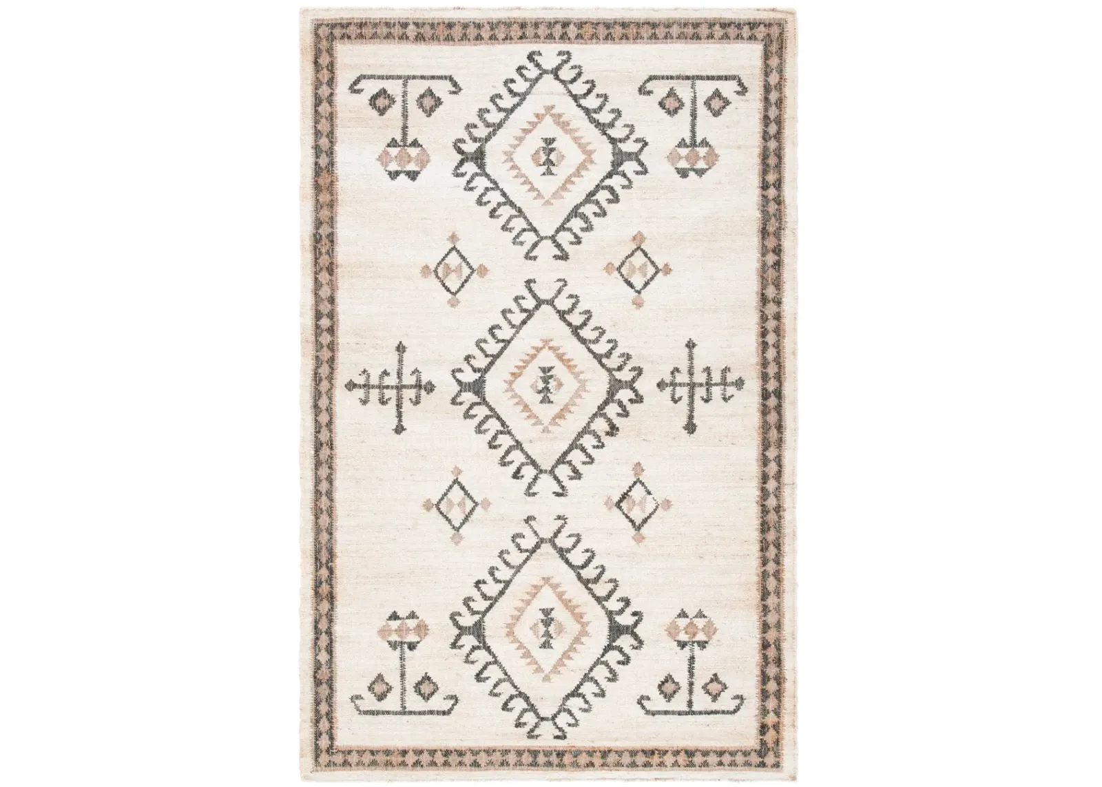 KILIM 762 IVORY  12' x 15' Large Rectangle Rug