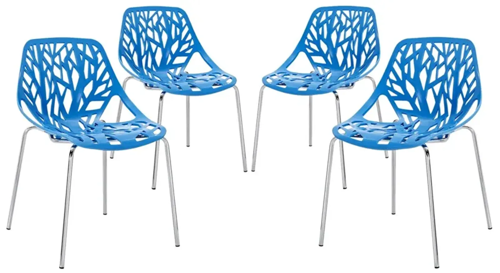 Stencil Dining Side Chair Set of 4