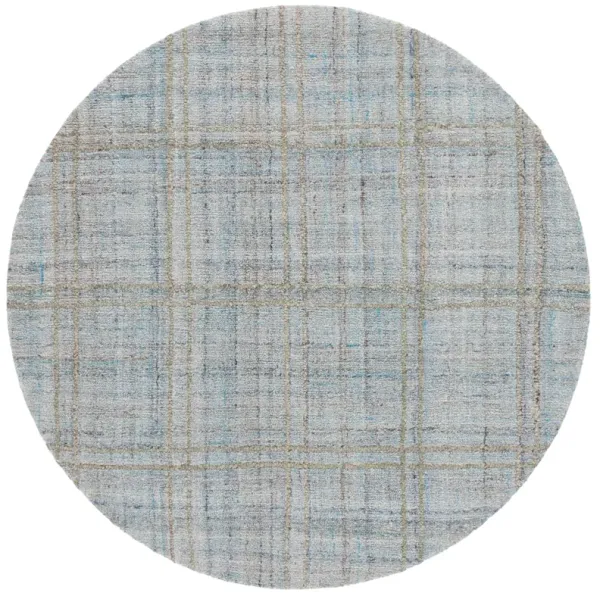 ABSTRACT Hand Tufted 6' x 6' Round area rug