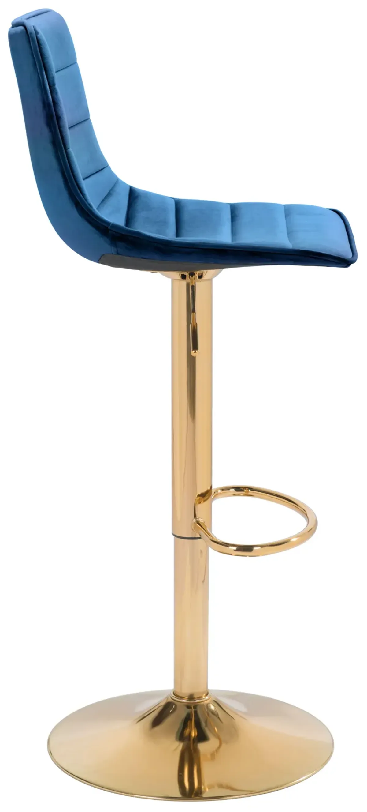 Prima Barstool Dark Blue & Gold