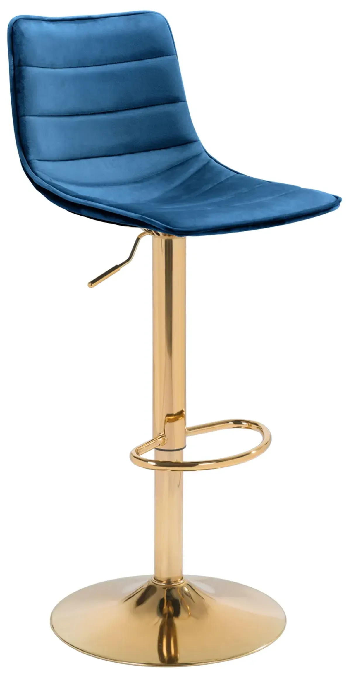 Prima Barstool Dark Blue & Gold