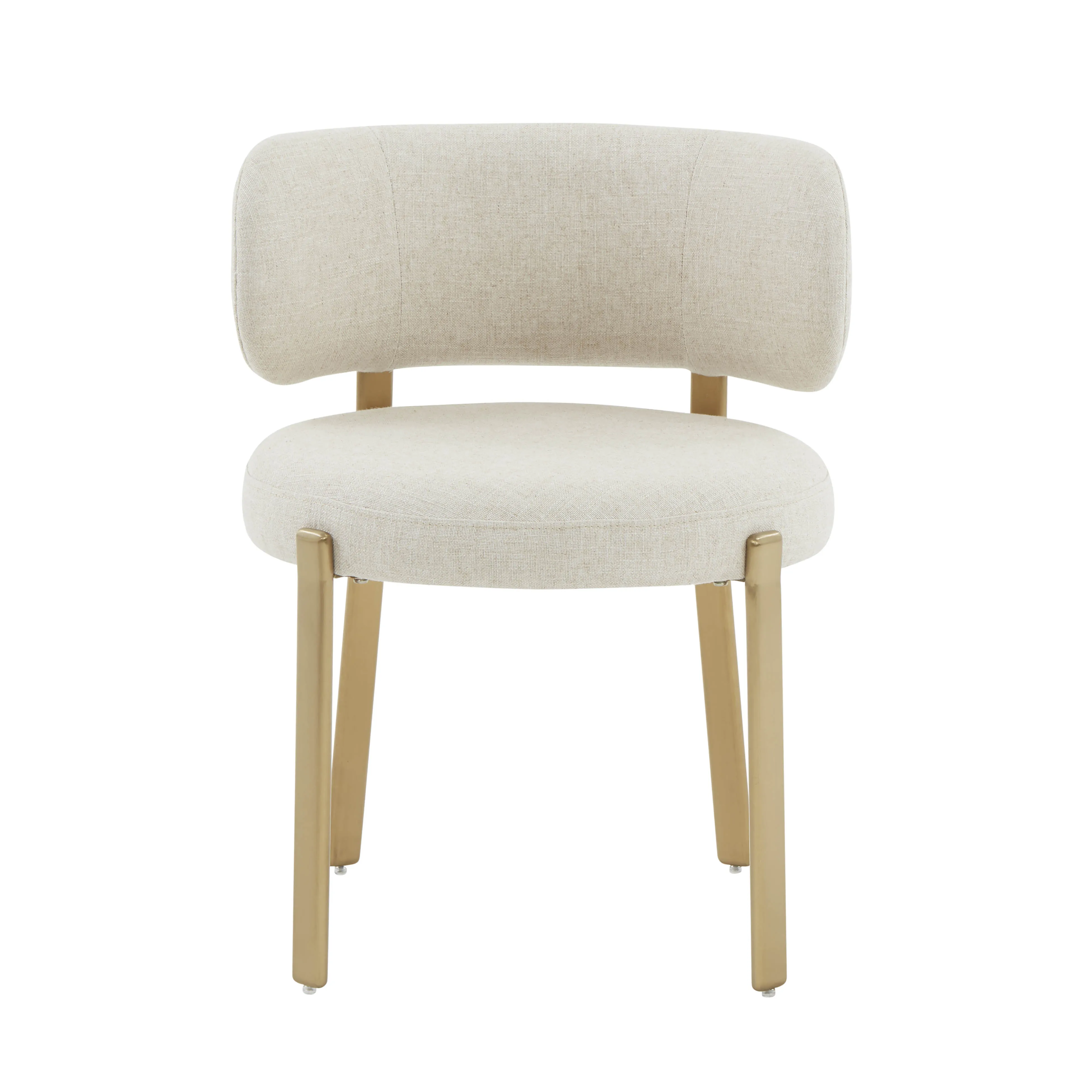 Margaret Cream Linen Dining Chair