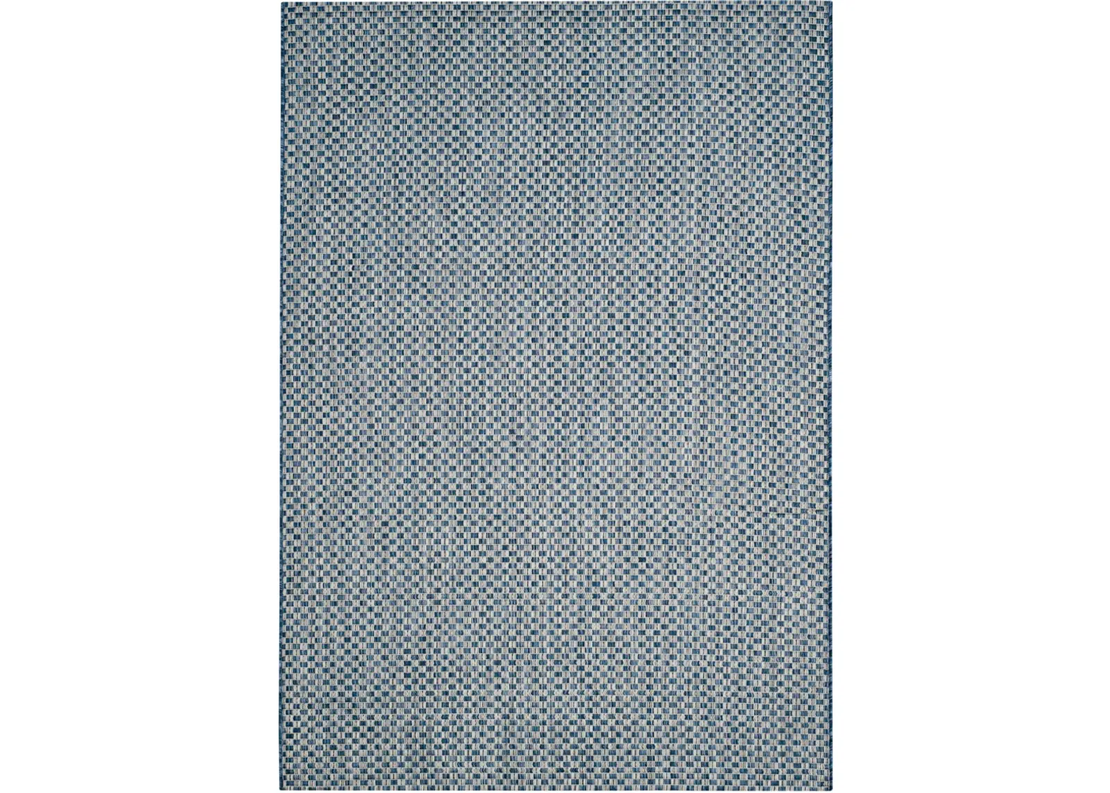 COURTYARD 8653 BLUE  10' x 14' Large Rectangle Rug