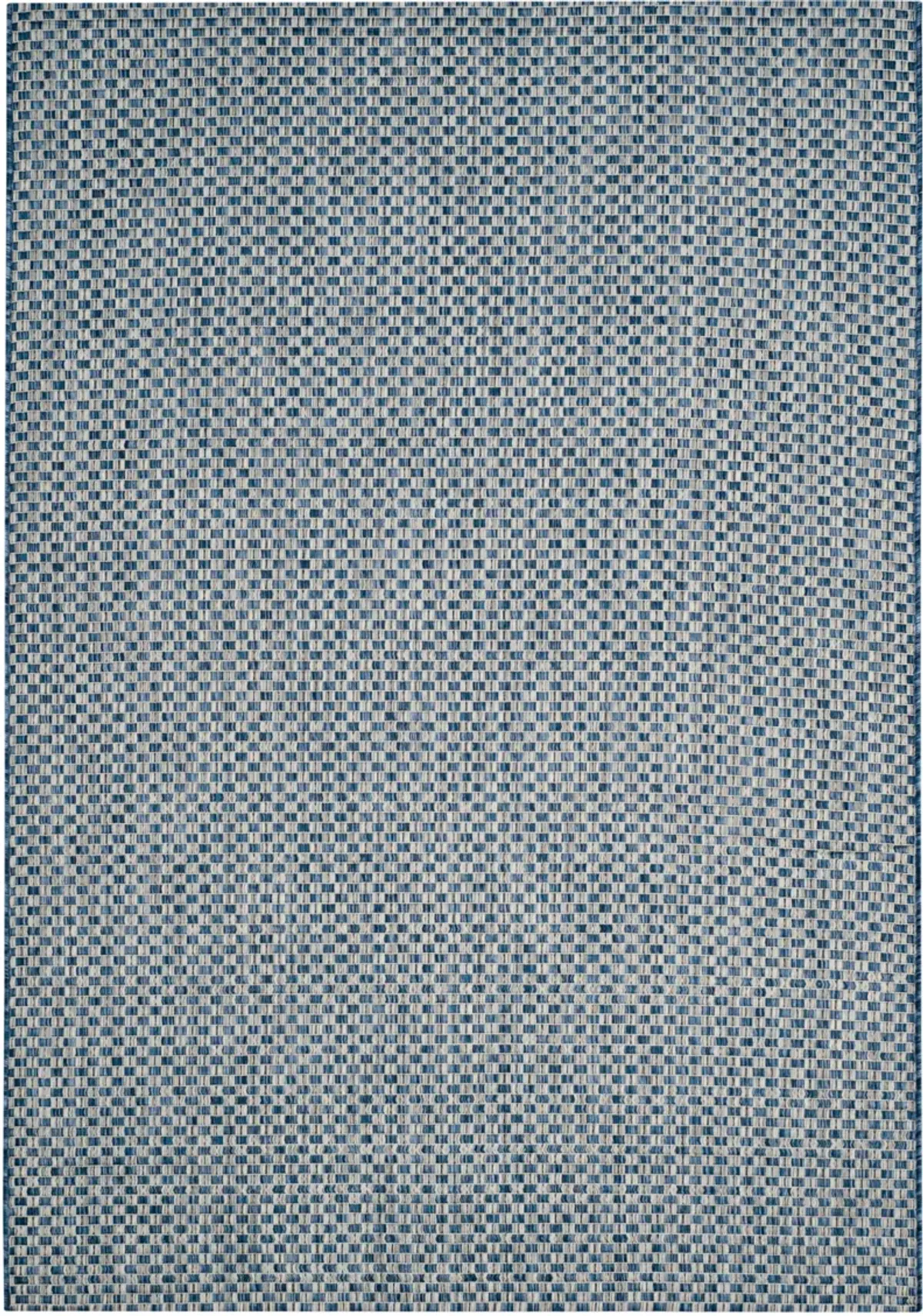 COURTYARD 8653 BLUE  10' x 14' Large Rectangle Rug