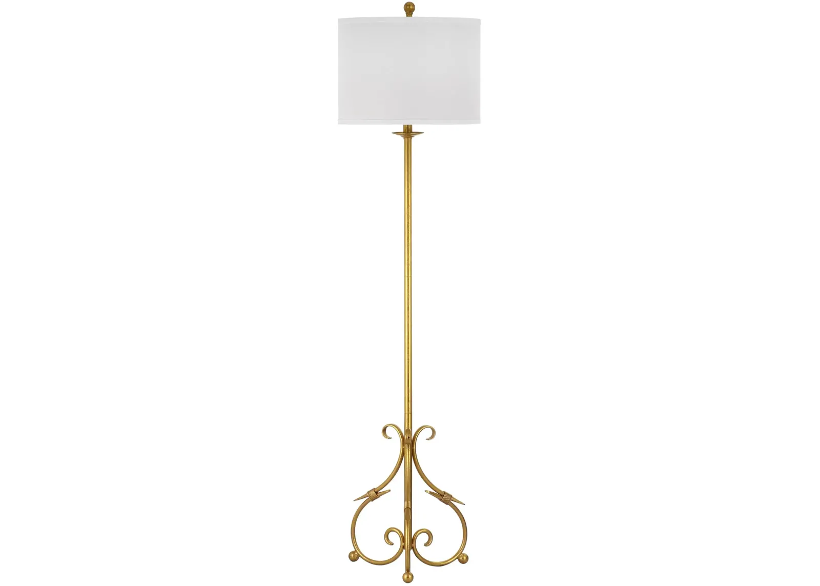 Elisa 60-Inch H Baroque Floor Lamp