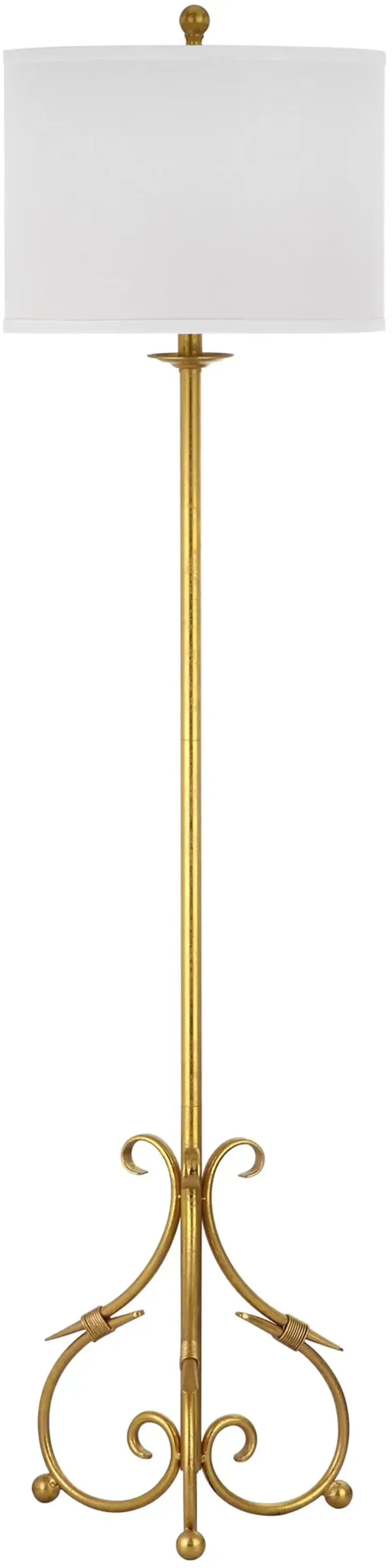 Elisa 60-Inch H Baroque Floor Lamp