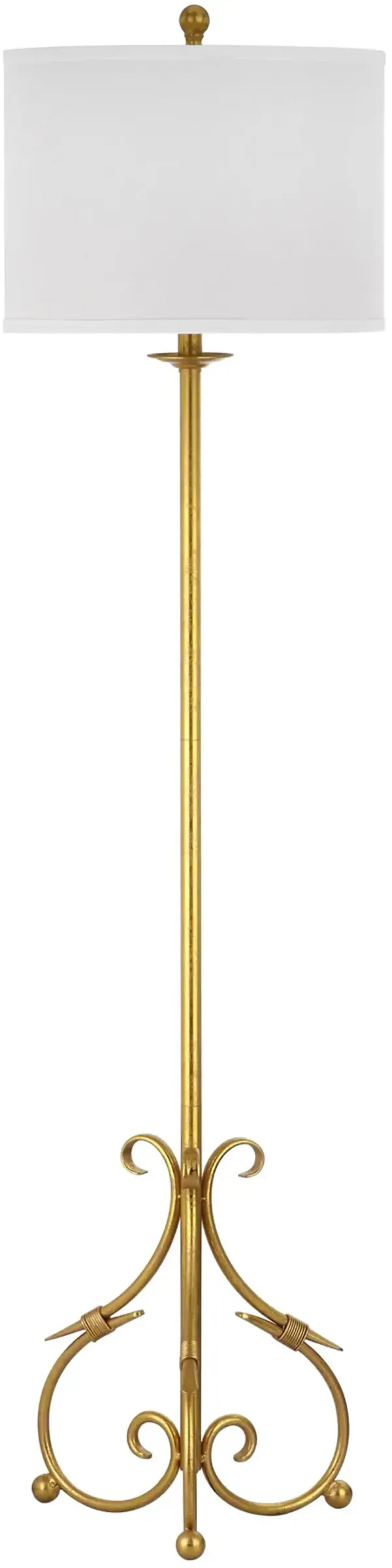 Elisa 60-Inch H Baroque Floor Lamp