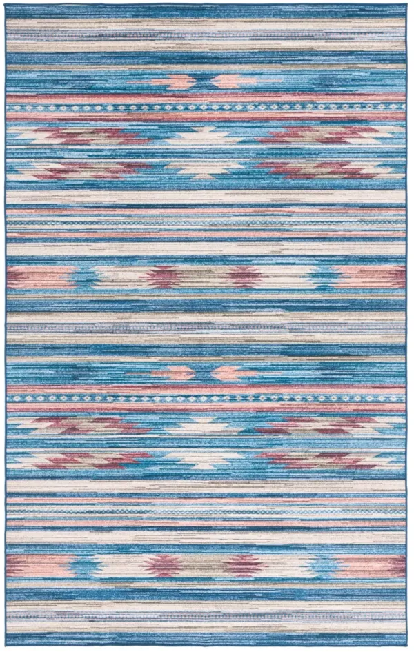 ARIZONA 930 BLUE  8' x 10' Large Rectangle Rug