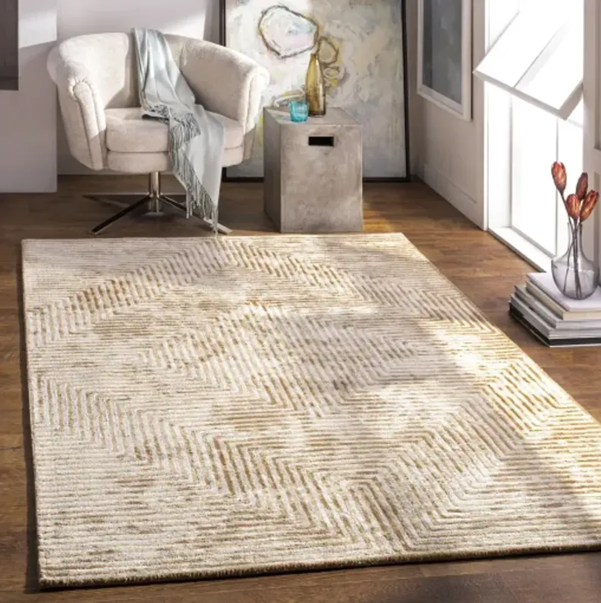 Quartz 2'6" x 8' Rug