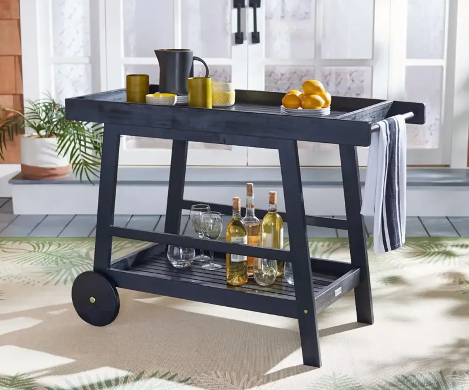 Renzo Outdoor Bar Cart