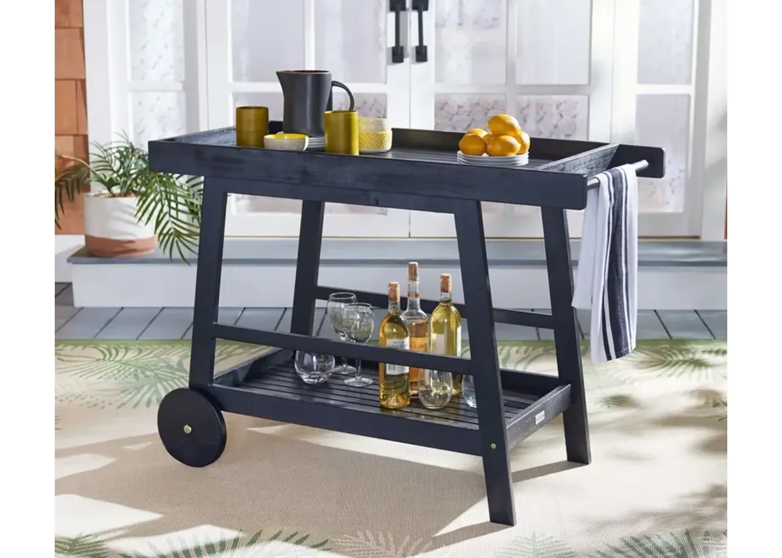 Renzo Outdoor Bar Cart