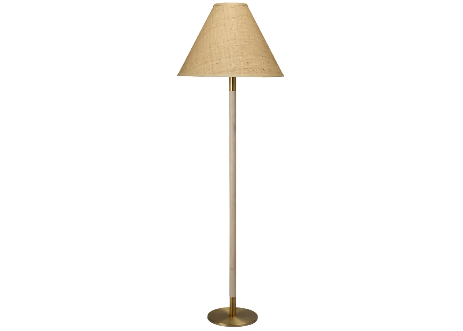 Morgana Metal and Wood Floor Lamp