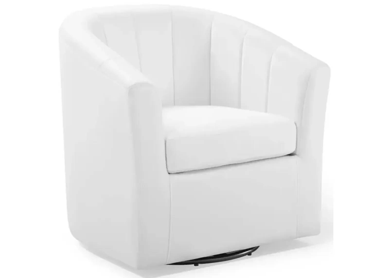 Prospect Performance Velvet Swivel Armchair