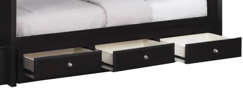 Elliott 3-drawer Under Bed Storage Cappuccino