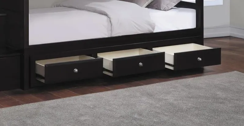 Elliott 3-drawer Under Bed Storage Cappuccino