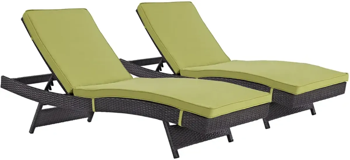 Convene Chaise Outdoor Patio Set of 2