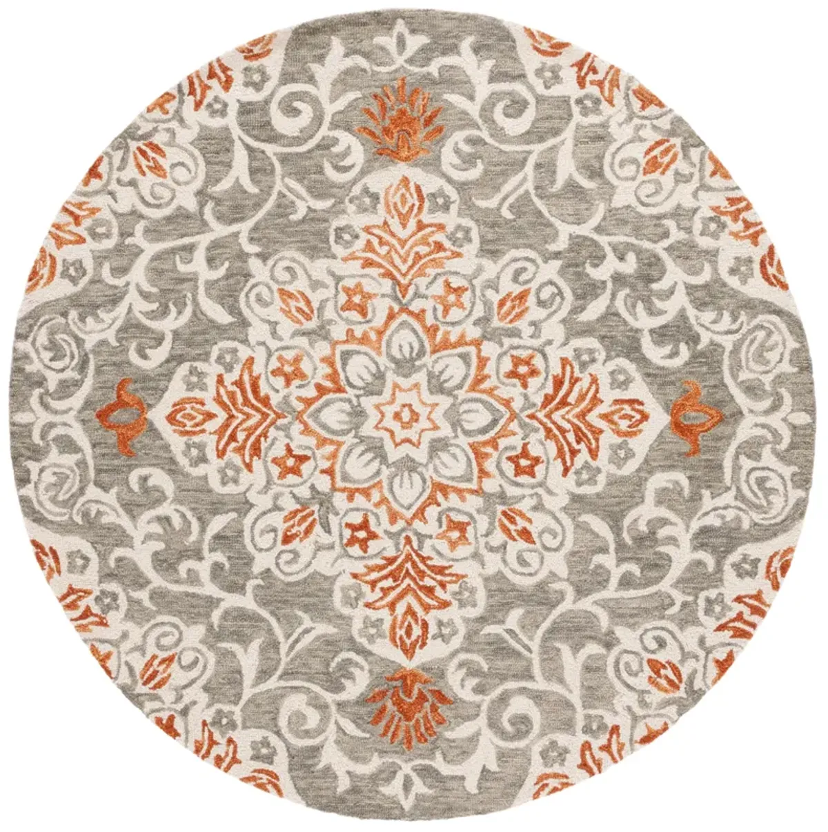 METRO Hand Tufted 6' x 6' Round area rug