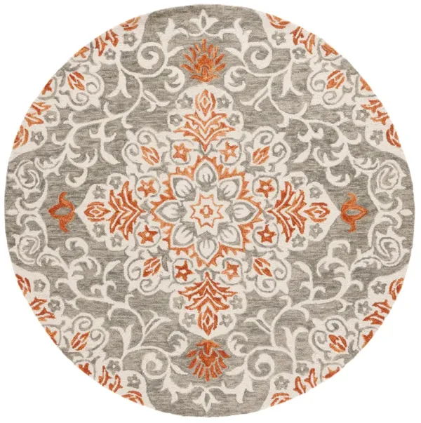 METRO Hand Tufted 6' x 6' Round area rug