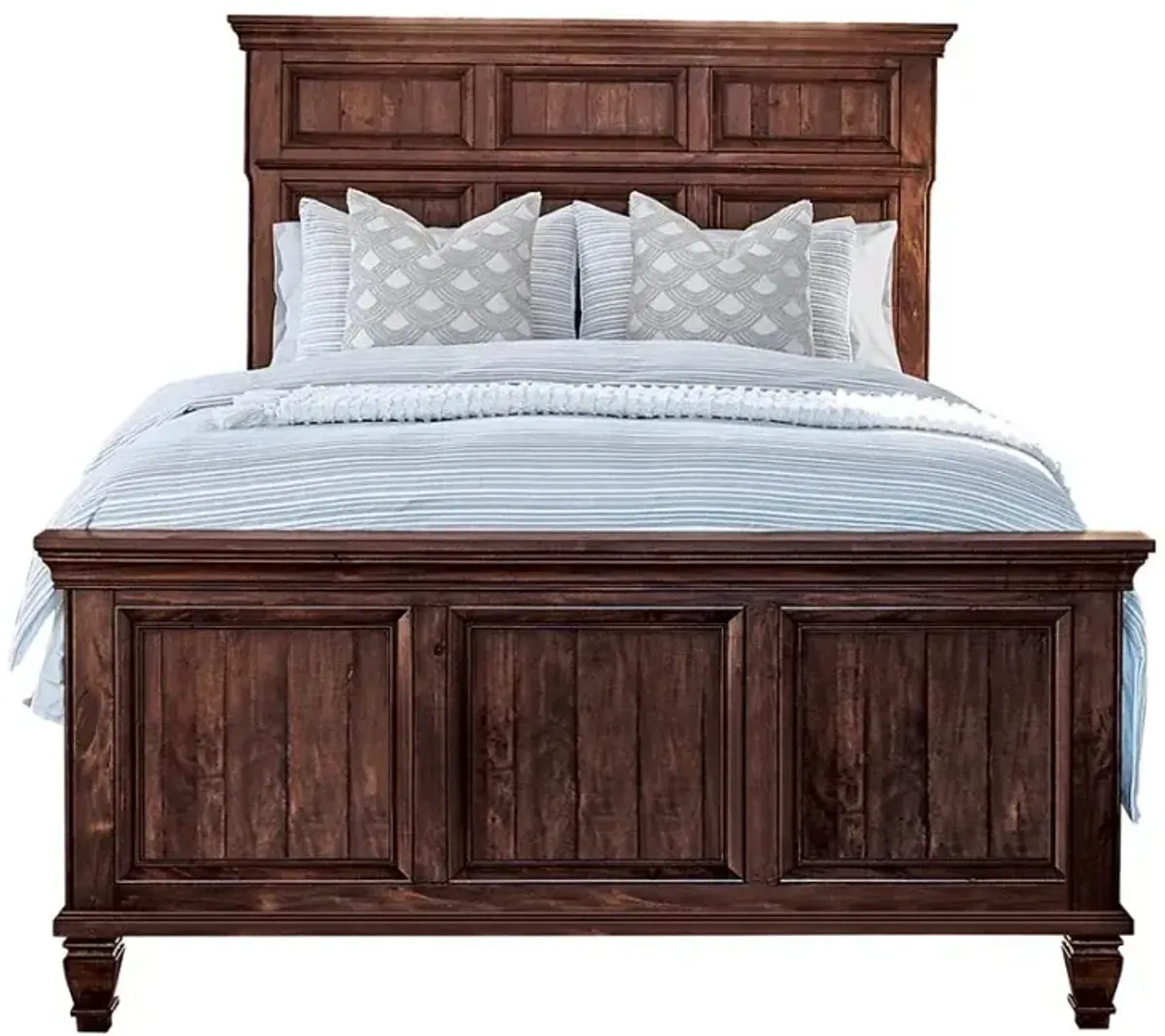 Avenue 5-piece Queen Bedroom Set Weathered Burnished Brown