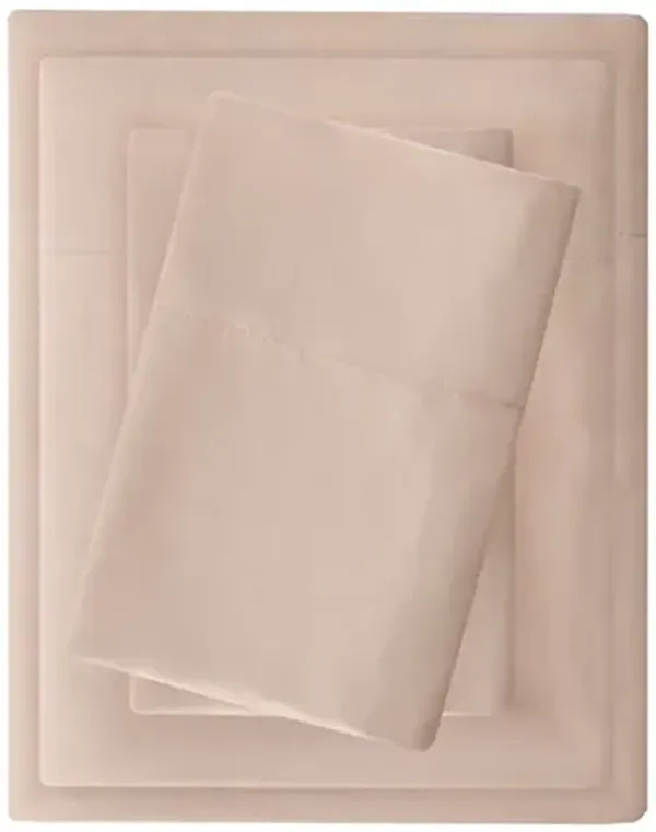 Madison Park 3M Microcell Blush Luxurious Brushed Microfiber Deep Pocket Sheet Set