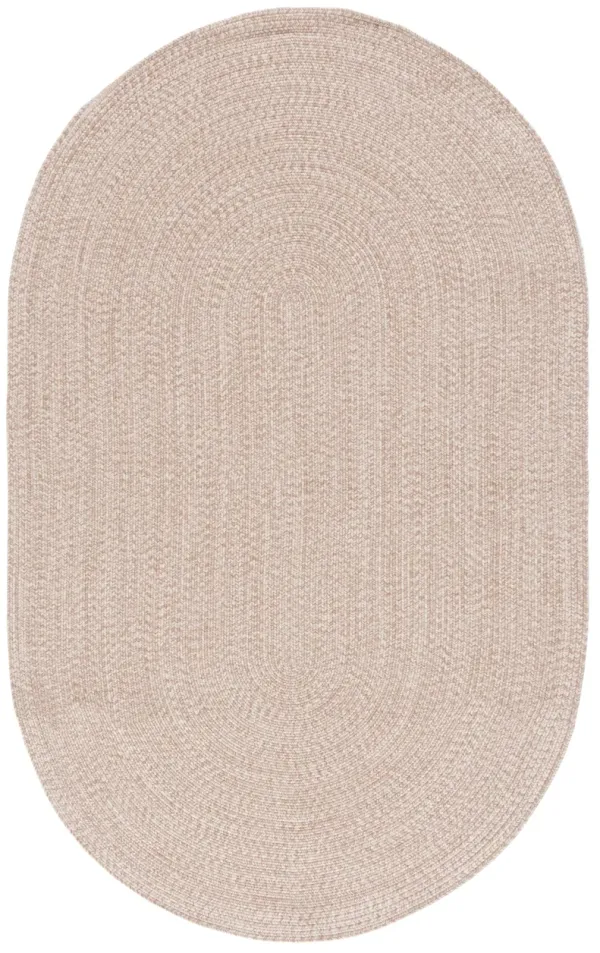 BRAIDED Hand Woven 9' x 12' Oval area rug
