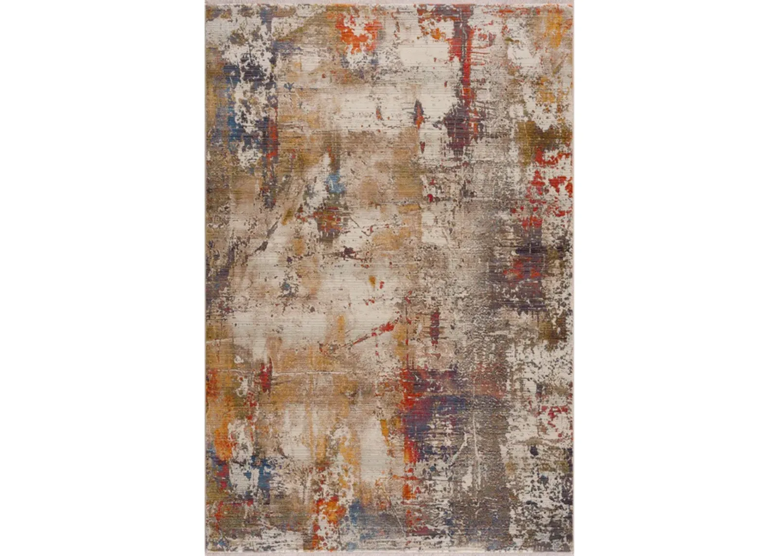 Hana Distressed Modern Abstract Area Rug 5' x 8'