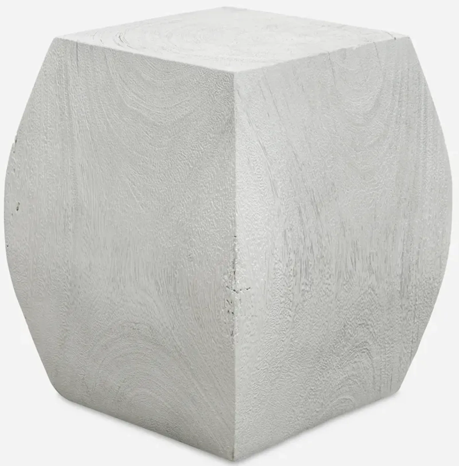 Grove Ivory Wooden Accent Stool