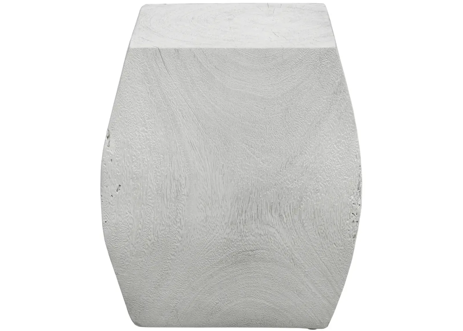 Grove Ivory Wooden Accent Stool