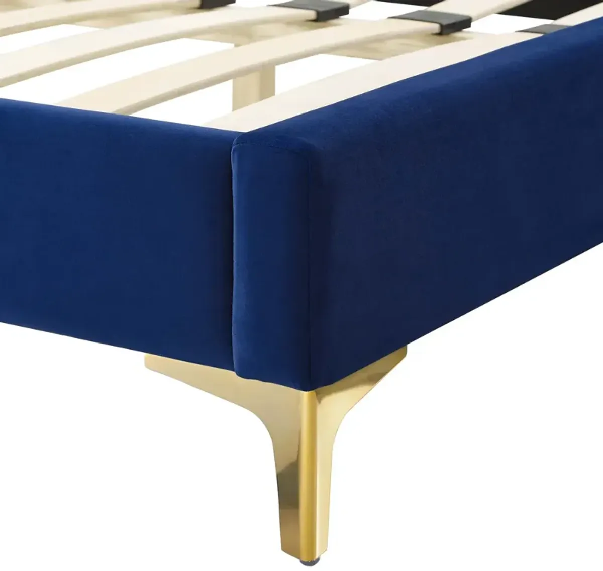 Juniper Channel Tufted Performance Velvet King Platform Bed