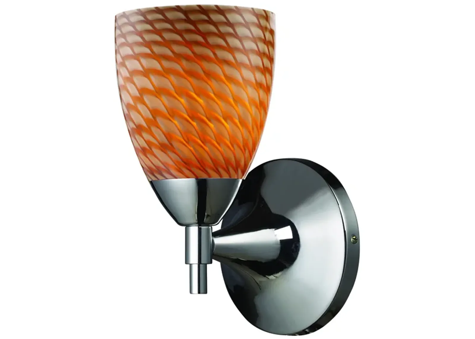 Celina 9" High 1-Light Sconce - Polished Chrome