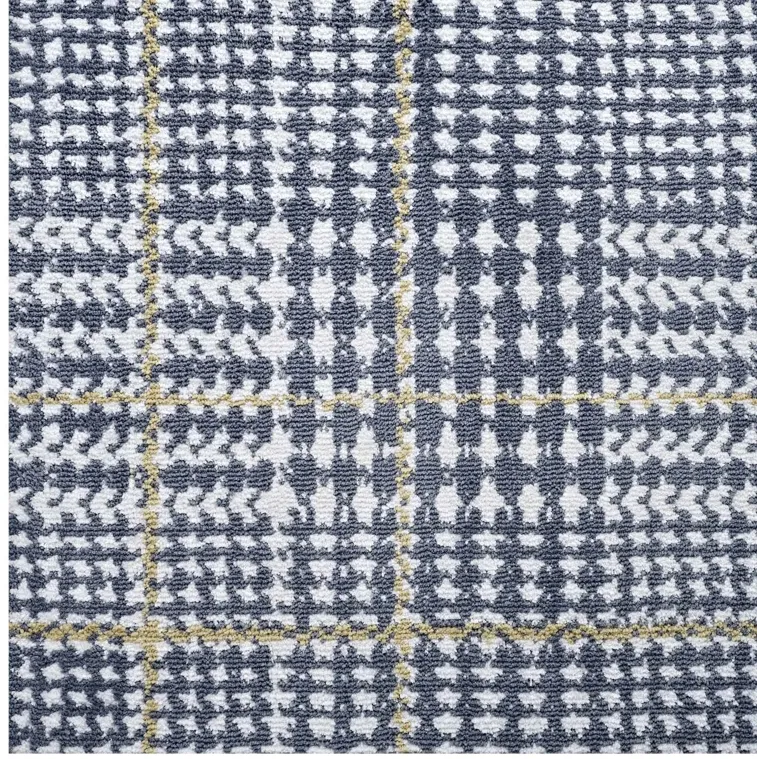 Kaja Abstract Plaid 8x10 Area Rug