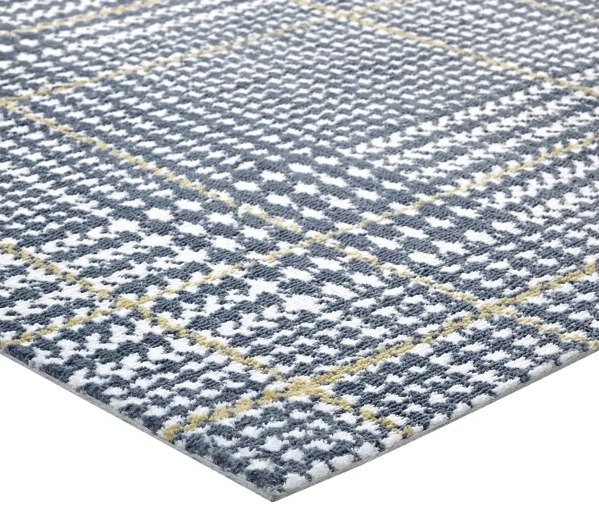 Kaja Abstract Plaid 8x10 Area Rug