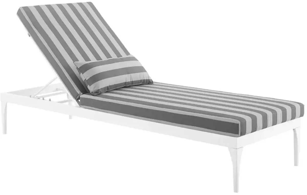 Perspective Cushion Outdoor Chaise Lounge Chair